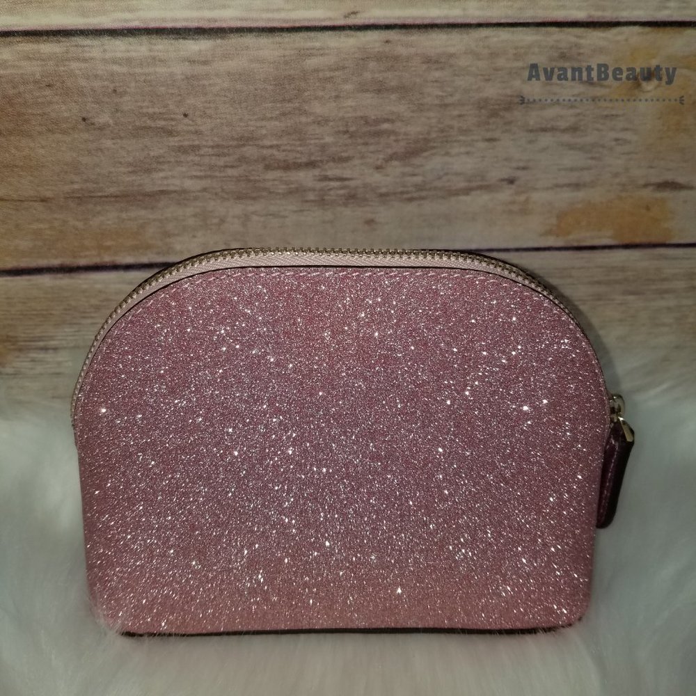 Kate Spade Small Lola Cosmetic Dome Rose PInk New - Picture 5 of 11